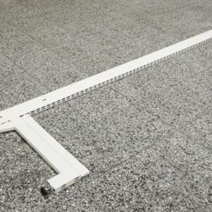 Myymälähyllystön L-jalka, 222cm