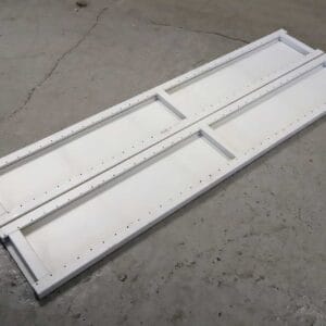 Lundia-tuplapäätytikas, 188cm x 60cm, valkoinen