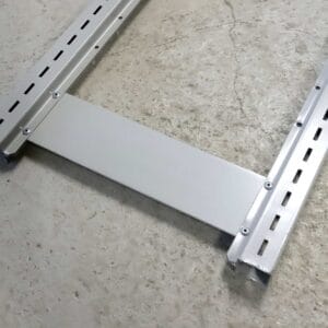 Kasten-tikas, 199cm x 30cm, vaaleanharmaa