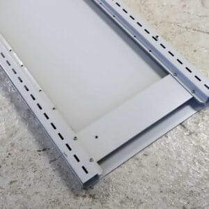 Kasten-päätytikas, 199cm x 30cm, vaaleanharmaa