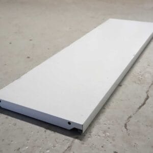 Punta-peltihylly, 97cm x 30cm, valkoinen