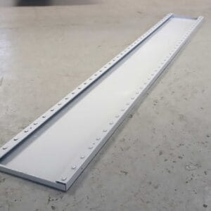 Punta-päätytikas, 187cm x 30cm, valkoinen