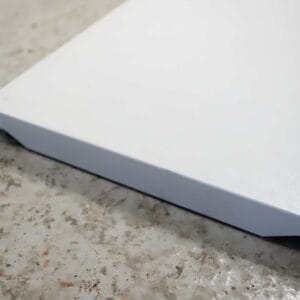 Punta-peltihylly, 77cm x 30cm, valkoinen