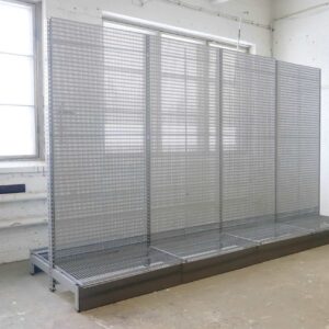 Hestra myymälähyllystö 360cm perusosa