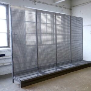 Hestra myymälähyllystö 360cm perusosa