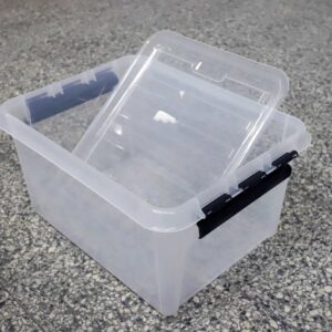 SmartStore Classic säilytyslaatikko kannella, kirkas