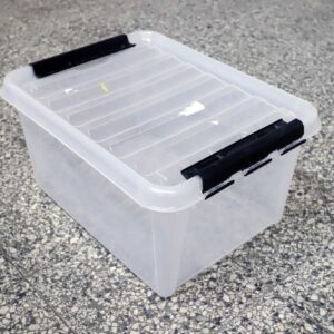 SmartStore Classic säilytyslaatikko kannella, kirkas