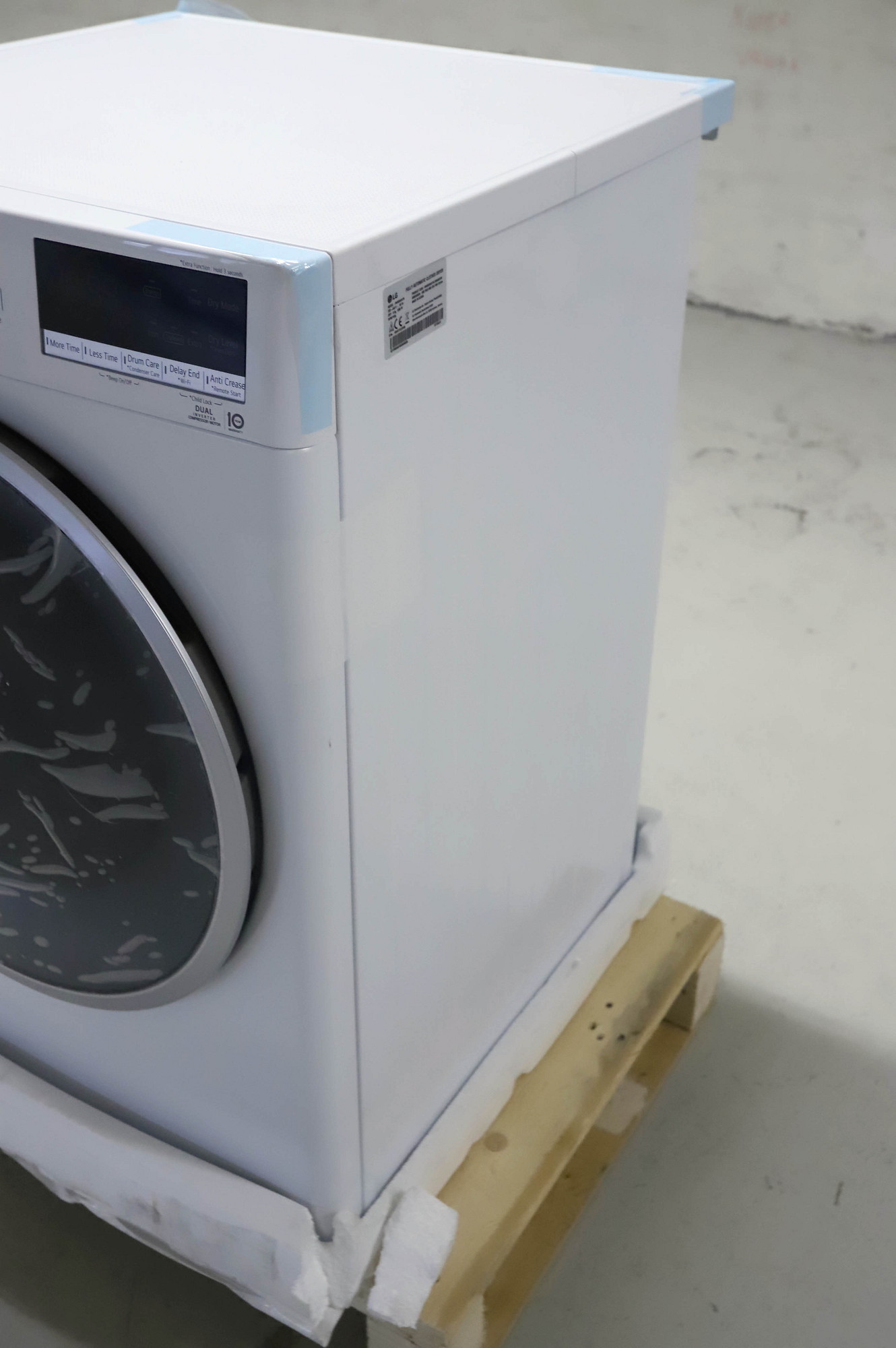 LG RH90V5AV7N -lämpöpumppukuivausrumpu, 9 kg – käyttämätön - Image 13