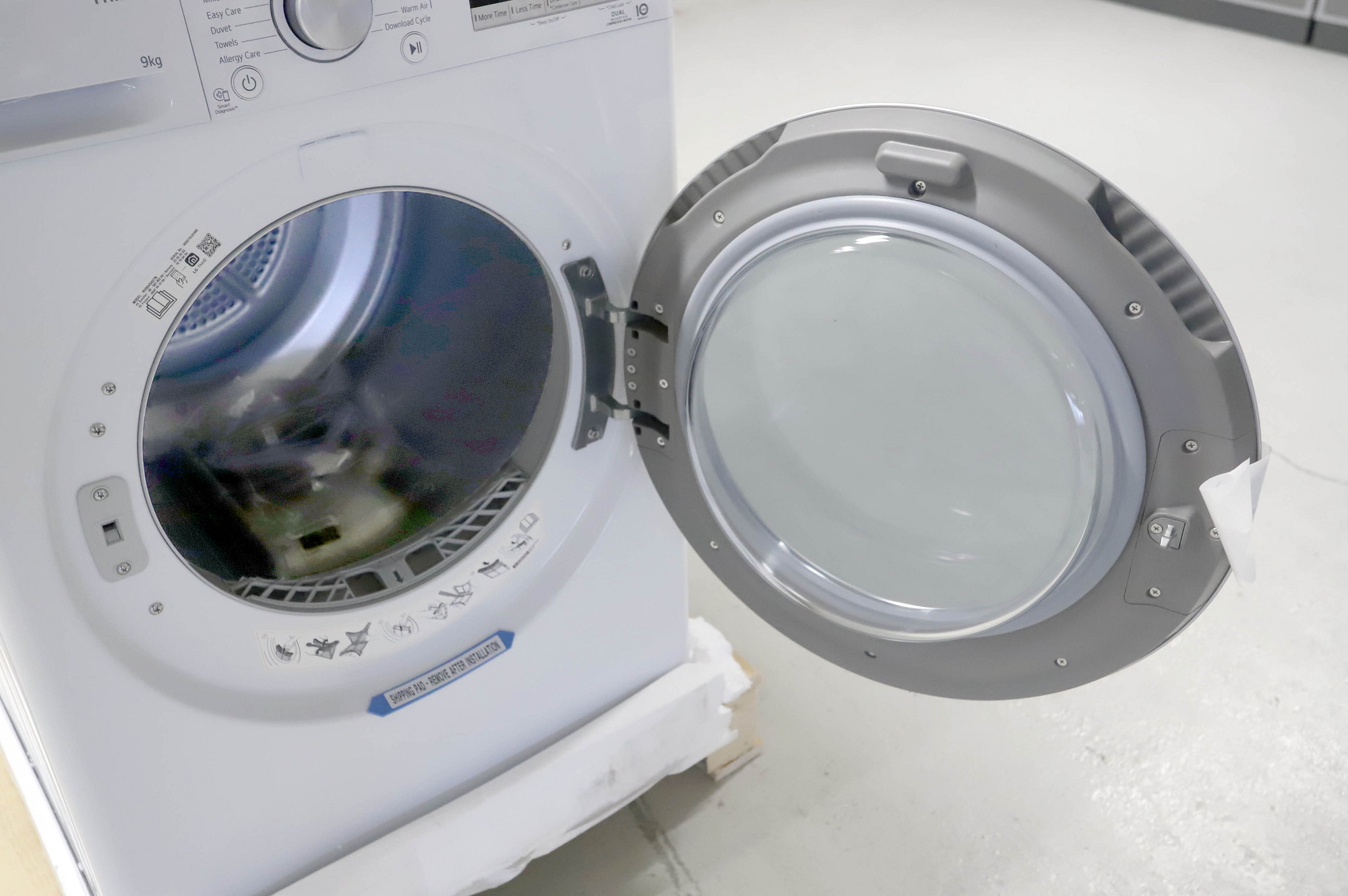 LG RH90V5AV7N -lämpöpumppukuivausrumpu, 9 kg – käyttämätön - Image 18