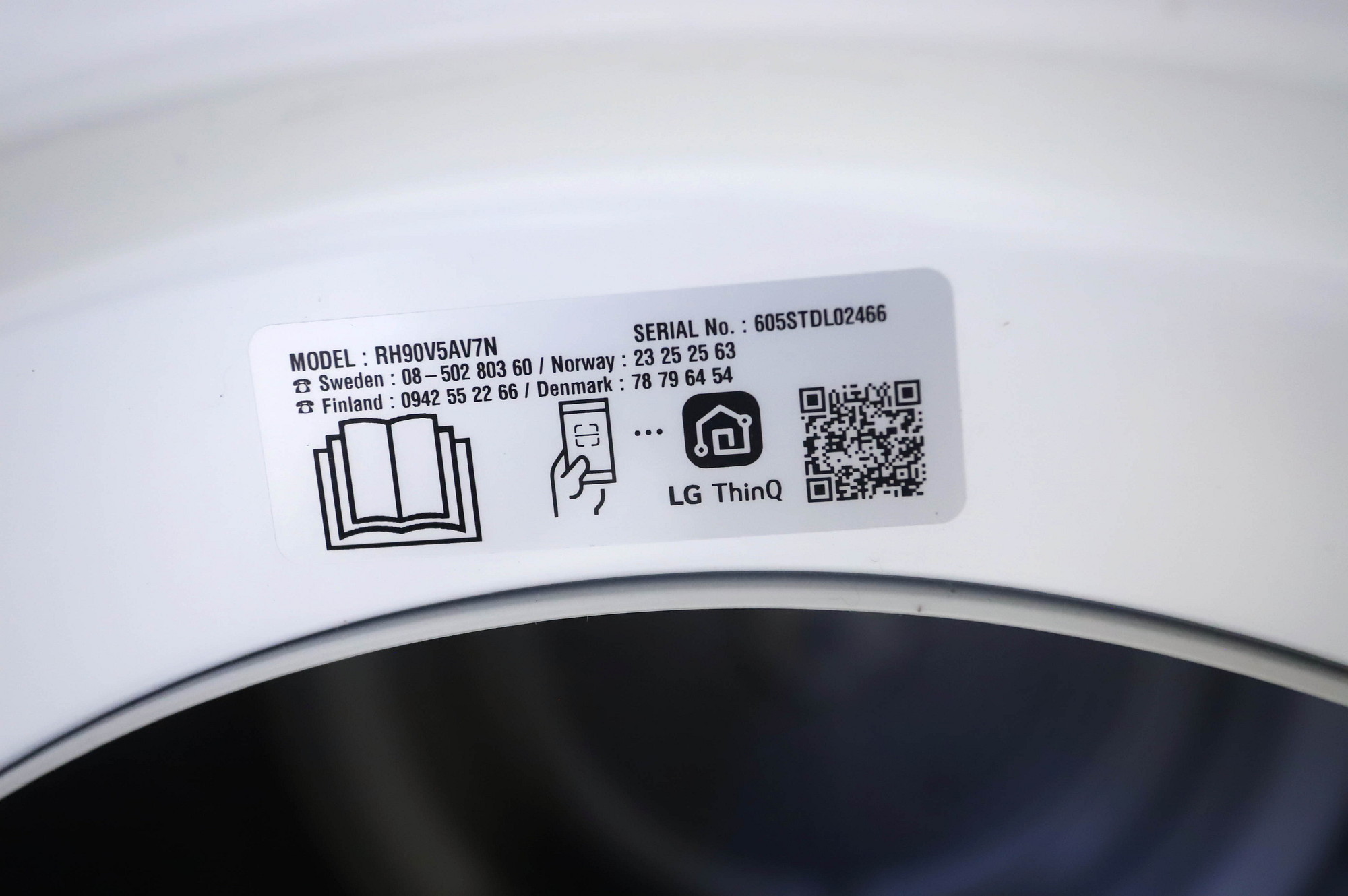 LG RH90V5AV7N -lämpöpumppukuivausrumpu, 9 kg – käyttämätön - Image 19